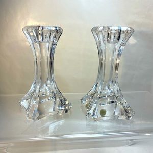 LENOX 4” 24% Crystal Candleholders